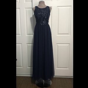 Masquerade Evening Gown Dark Blue 10